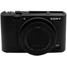 Easy Hood Camera Case for Sony RX100 VII, Soft Silicone Protective Cover Protector Skin Removable Lens Cover for Sony DSC-RX100 VII DSC-RX100M7 Digital Camera Black