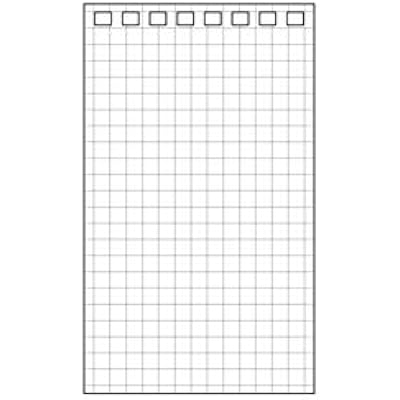 Lihit Lab N1660S Leaf for Twist Ring Notebook, Memo Size, 8 Holes, 1 Pair = 40 Sheets