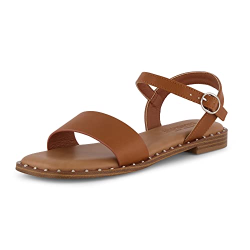 CUSHIONAIRE Womens Verona one band sandal Memory Foam