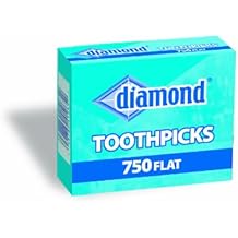 Diamond Flat Toothpicks 750ct