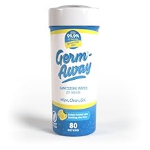 Hand Antibacterial Wipes, 80 Count, Moisturizing Formula, BZK Antisepsic, Ideal for Home, Car, Office, Skin Sanitizing and Cleaning