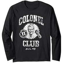 Kentucky Fried Chicken Colonel Club Corbin KFC Fast Food Long Sleeve T-Shirt