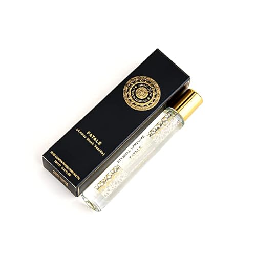 Vanilla Musk Perfume Oil Roll-On - Vanilla Fragrance Oil Roller No Alcohol Perfumes for Women and Men, 10 ml  0.34 fl O.z