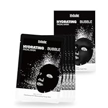Bubble Face Masks 5 Pack Hydrating & Cleansing for Pores and Blackheads, Suitable for All Skin Types