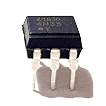 Lite-On 4N35 Optocouplers Phototransistor 30V IC DIP-6 Breadboard-Friendly (Pack of 40)