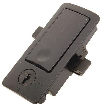 Southco M1-2F-1-25 Push-to-Close Latch, Key Locking, Plastic