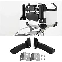 Motorcycle Box Armrest,Motorcycle Passenger Rear Folding Top Case Box Rear Seat Armrest Kit Compatible for