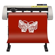 Vinyl Cutting Machine, 38.5" Vinyl Printer Plotter Cutter with Signmaster Software & Design Gallery, 256M Large Memory Decal Sticker Cutting Machine for Film Car Decal Card Heat Transfer Material