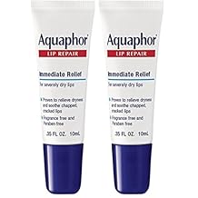 Aquaphor Lip Repair Dry, Chapped Lip Balm, 0.35 oz Pack of 2