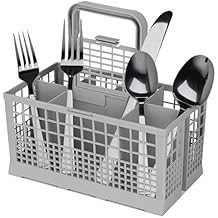 Universal Dishwasher Silverware Replacement Basket with Handle, Cutlery Basket Replacement Box for Multipurpose