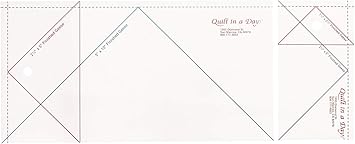 Quilt in a Day Jumbo Flying Geese Quilting Ruler 2 ruler set
