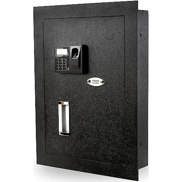 Viking Security Safe VS-52BLX Heavy Duty Hidden in Wall Safe Biometric Fingerprint