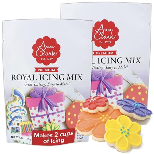 Ann Clark Royal Icing Mix 2-pk Makes 4 Cups 32 oz of Cookie Icing