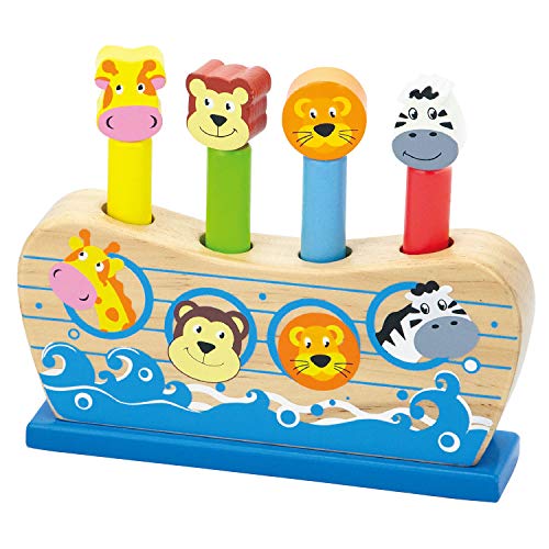 Pierre Belvedere Toy Wooden Pop-Up Noahs Ark