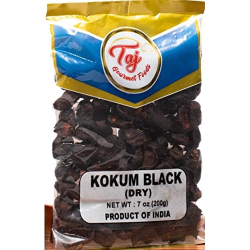 TAJ Premium Indian Black Kokum Wild Mangosteen, Dry, 7oz NEW