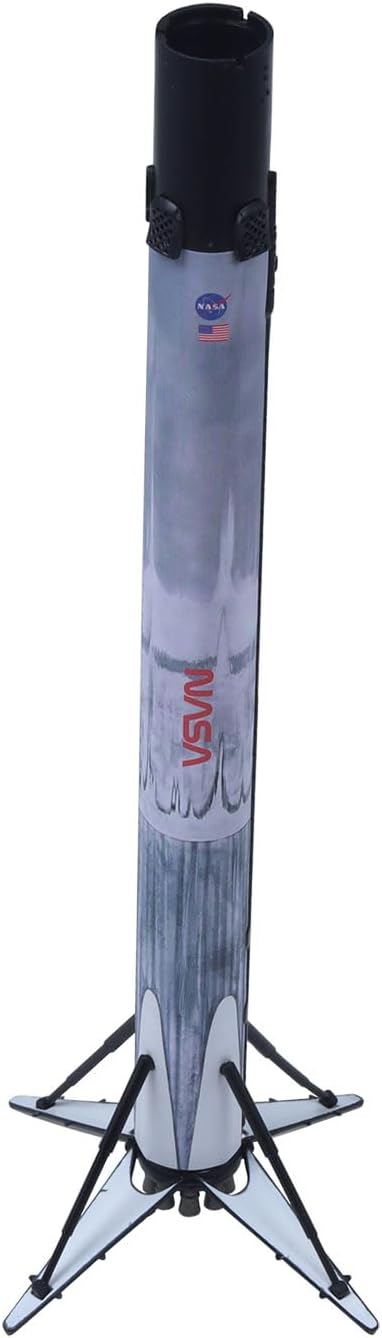 Falcon 9 Die-cast Rockets-1/200 Scale Dragon Spacecraft Rocket Model for Collector, Aviation Enthusiast-Desktop Ornament&Aerospace Collectible Ideal Gift Return