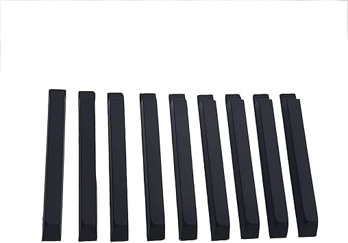 Piano Replacement Keys Black Piano Key Matte Keys PVC Frosted A Total of 36