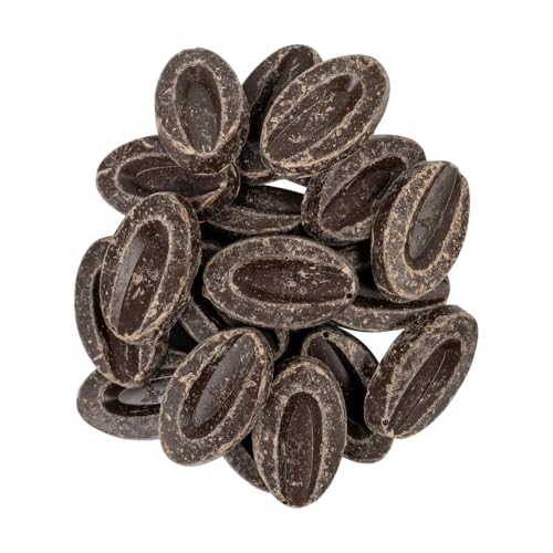 Valrhona Equatoriale 4661 55% Dark Semi Sweet Chocolate Callets from OliveNation for Baking & Enrobing - 12 lb