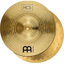 Meinl Cymbals HCS 8" Micro Stack Hats, Hihat Cymbal For Drum Set, Pair MADE IN GERMANY Durable Brass