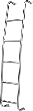 Surco A093TL Stainless Steel 5-Step Van Ladder - Compatible with 2014-25 Ford Transit High Roof Vans
