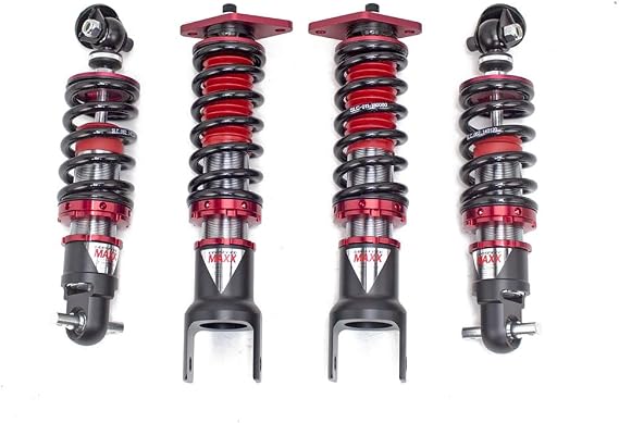 Godspeed MMX2107-A MAXX Coilovers Suspension Lowering Kit, Adjustable Ride Height with 40 Way Damping Setting, compatible with Chevy Corvette C6 2005-13
