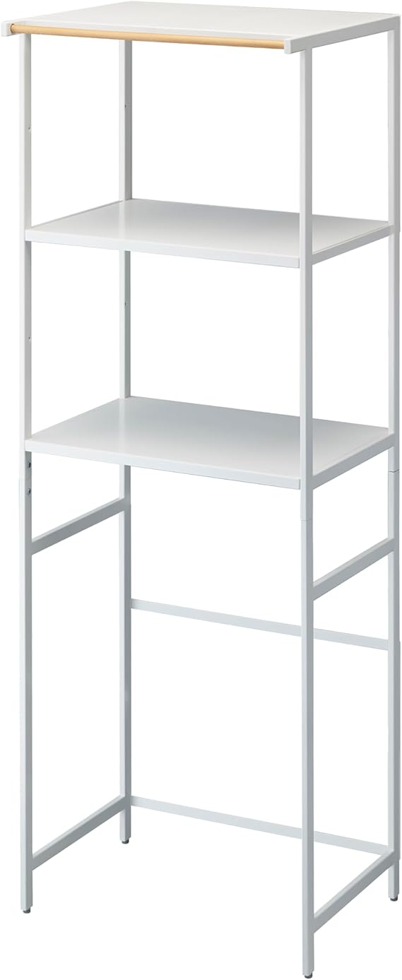 YAMAZAKI Home Tower Kitchen Appliance Storage Rack Metal Shelving Unit - Standing Organizer Heavy Duty Shelves - 67-Inch (Fridge), 67" - Steel