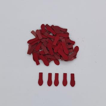 Piano Parts Repair Small Parts Red Leather Stiff Strap Head Pack 90