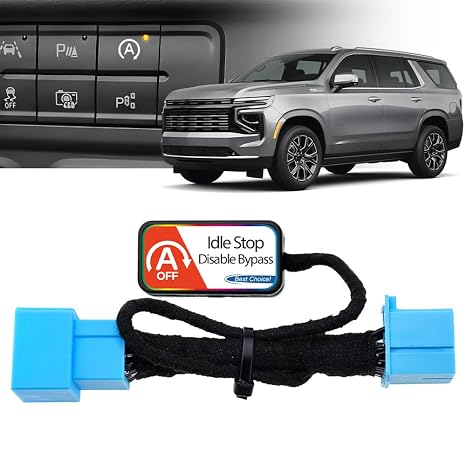 Auto Start Stop Eliminator for 2021-2026 Chevy Tahoe/Suburban/GMC Yukon/Yukon XL Auto Stop Eliminator-Disable Auto Stop Automatically-Plug Play Error Free-Enjoy Smooth Driving