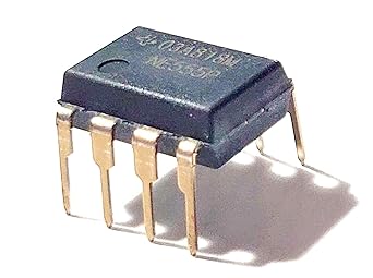 NE555P NE555 555 Single Precision Timer Breadboard-Friendly IC DIP-8 (1 Piece)