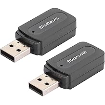 Transmitter Receiver 2pcs USB Audio Receiver Adapter 4.0 Receiver and Transmitter Stereo AUX Output Support Music Playback