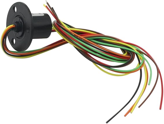 Electrical Slip Ring 12.5mm 300Rpm 6 Wires CIRCUITSx2A Capsule Slip Ring AC 240V for Monitor Robotic