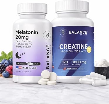 Balancebreens Melatonin + Creatine Sleep & Performance Support Bundle