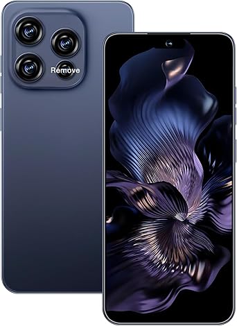 16PM 5G Unlocked Smartphone,12GB512GB 7000mAh Fully Cell Phone for Android 14, 6.99 HD Screen Unlocked Cell Phone, 68MP108MP Dual CameraDual SIMFingerprint Deep Blue