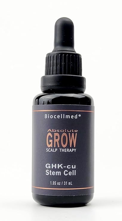 Copper Peptide Absolute GROW Scalp Serum with Copper Peptides and Plant Stem Cells for Hair, 1.05 oz