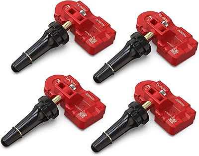 MORESENSOR Signature Series 315MHz TPMS Tire Pressure Sensor 4-Pack | Preprogrammed for Select 20 Korean Brand Models | Replacement for 529334D800 | Snap-in | NX-S007-SN-4