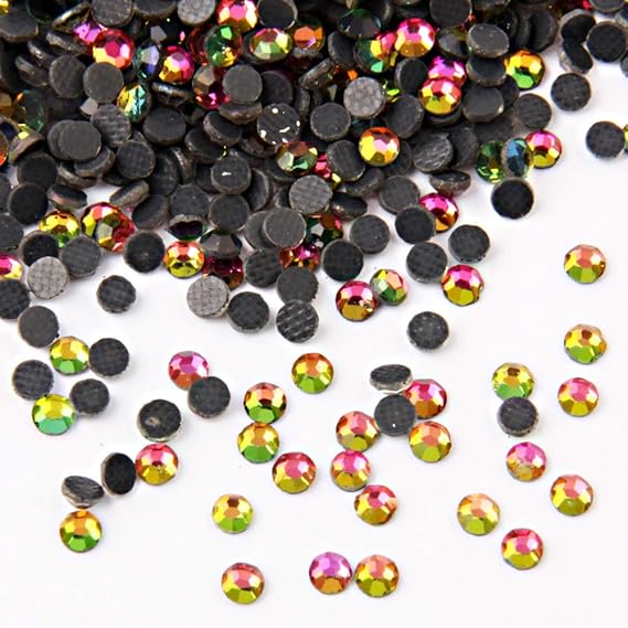 Crystal Hotfix Rhinestone,Machine Cut Stone 1440pcs/pkg (Rainbow,SS16/4mm)