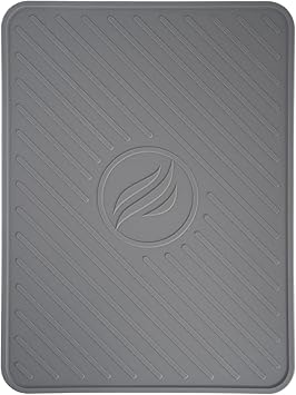 BLACKSTONE 4222 Silicone Large Griddle Spatula Mat, Serving Spoon Drip Pad & Grill Utensil Holder for Kitchen, Stovetop, Cooking & Countertop-Heat Resistant, Non Slip, Heavy Duty (9.25" x 12.2")