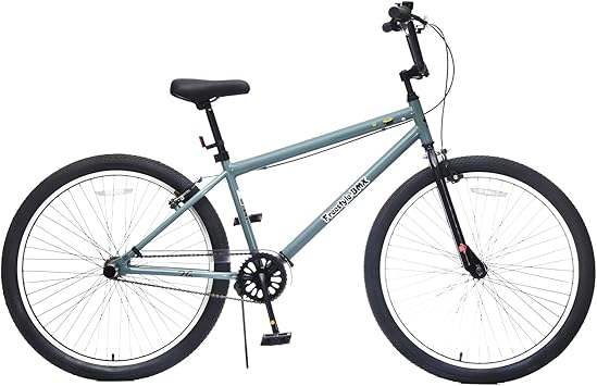 26 Inch BMX Style Mountain Bike for Teen Bike and Men Women Bikes,MTB Single 1 Speed Bicycle,Kids Bike from Beginner-Level BMX to Advanced Riders with 4 Pegs,Youth Bikes,3 Colors