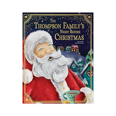 Personalized Our Familys Night Before Christmas Book - Deluxe Gold Foil Cover Edition | Hardcover | 9 x 11 | I See Me!