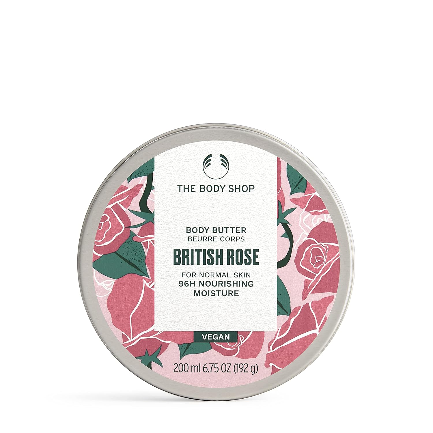 The Body Shop British Rose Body Butter 24h Pack of 1