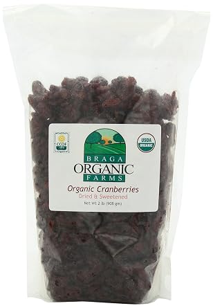 Braga Organic Farms Organic Dried Cranberries 2 lb. bag